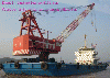 sell used floating crane lift ship crane barge barge crane